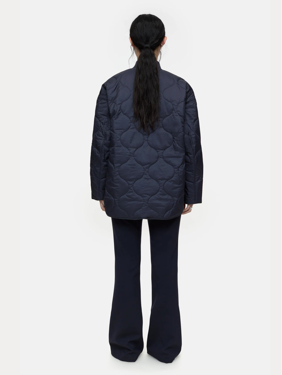 CLOSED Giubbotto Trapuntato in Nylon Blu Italy