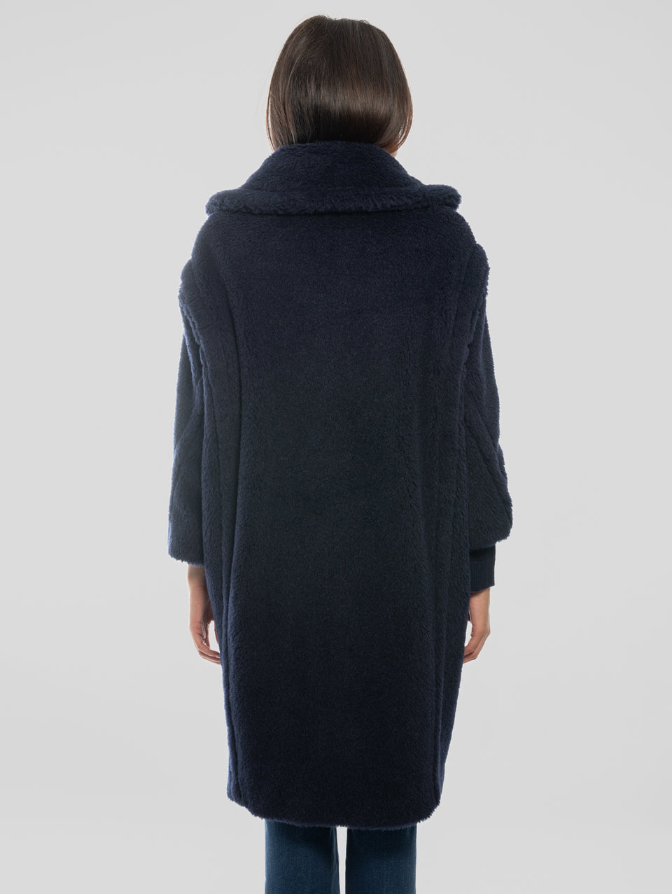 MAX MARA Cappotto TedGirl in Alpaca e Lana Blu Acquista Ora