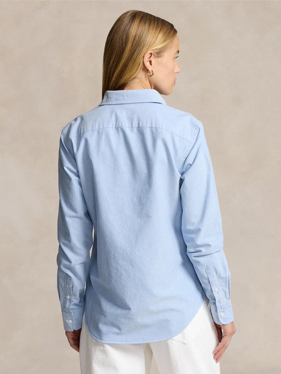 RALPH LAUREN Camicia Slim Fit in Oxford Blu Affare Del Giorno