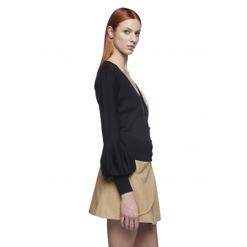 Vivetta CARDIGAN CON MANO STRASS Offerta