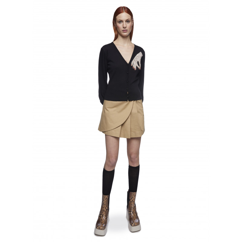 Vivetta CARDIGAN CON MANO STRASS Offerta