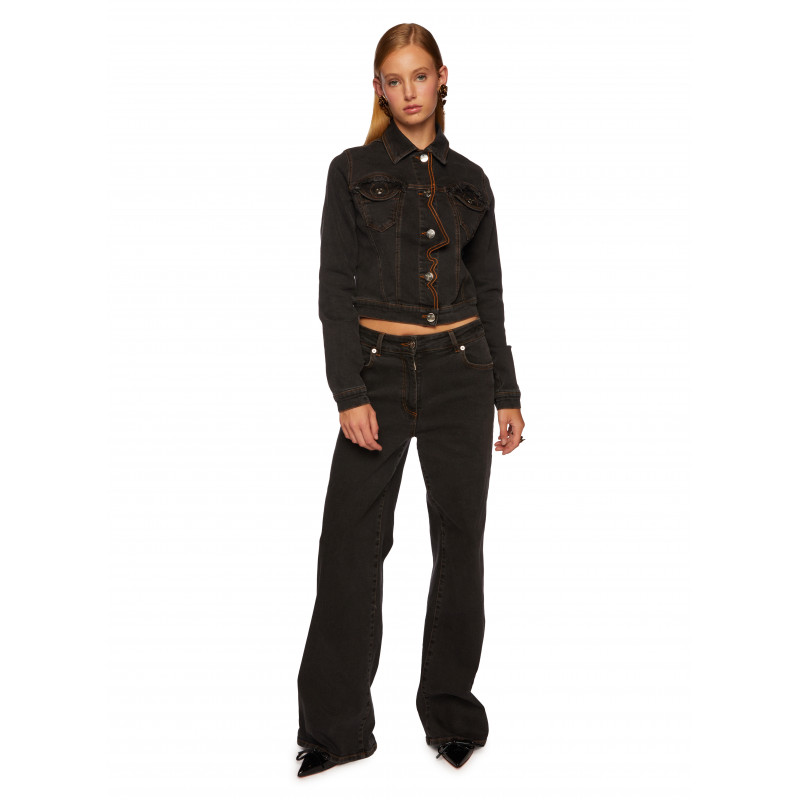 Vivetta PANTALONE DENIM CARGO-FIT Presa