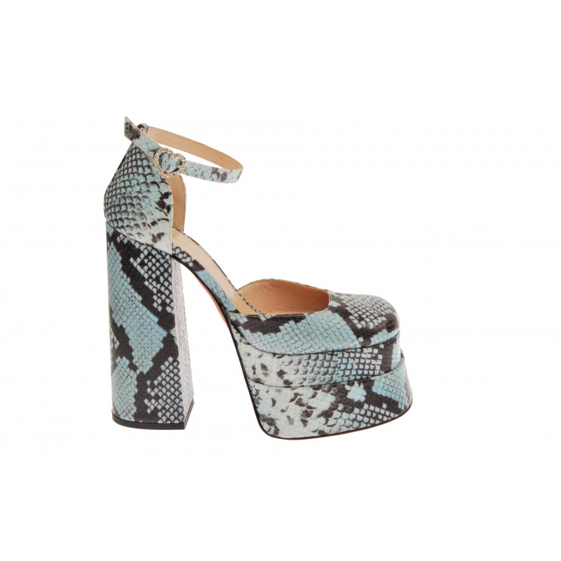 Vivetta PLATFORM MARY JANE PELLE STAMPATA Online