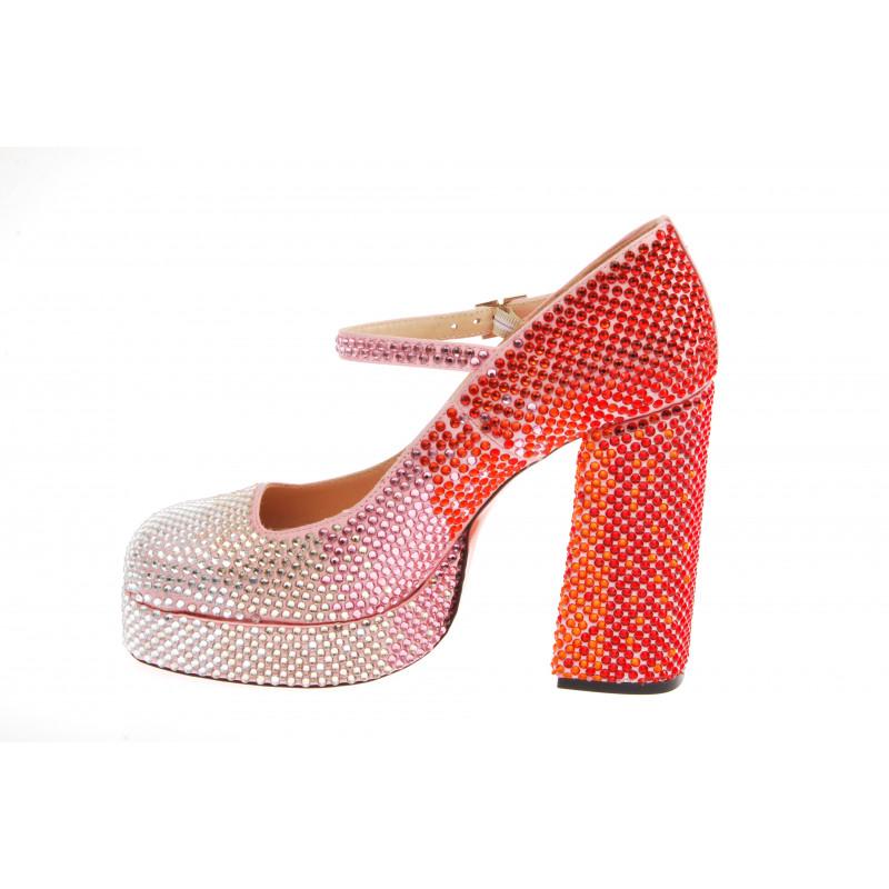 Vivetta MARY JANE PLATFORM STRASS DEGRADÈ Offerte