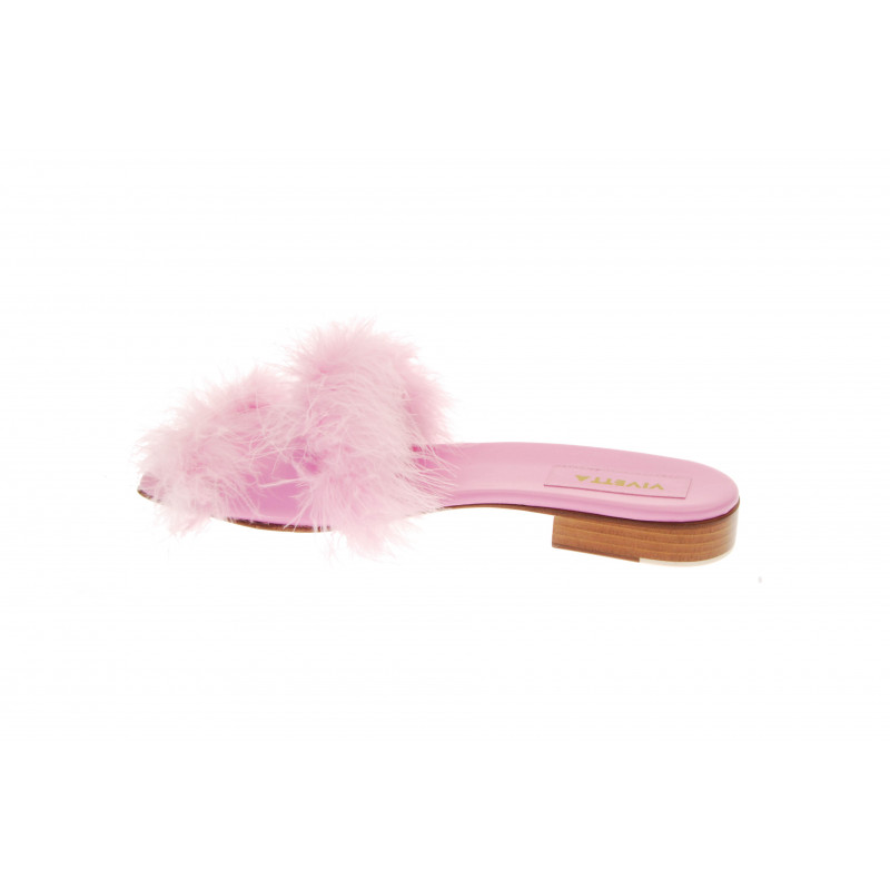 Vivetta SANDALI FLAT CON MARABÙ Promozione
