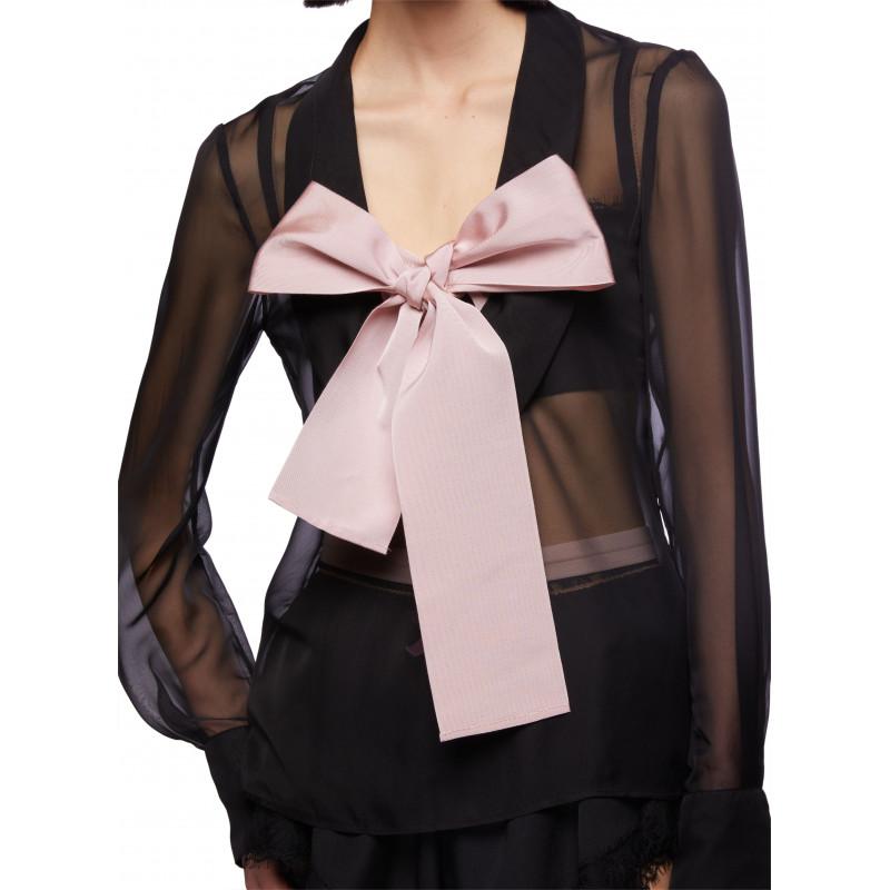 Vivetta CAMICIA CHIFFON CON FIOCCO Negozi Online