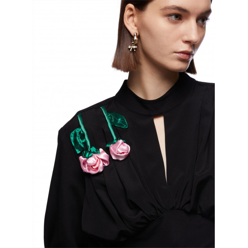 Vivetta ABITO LUNGO CON ROSE Super Saving Price