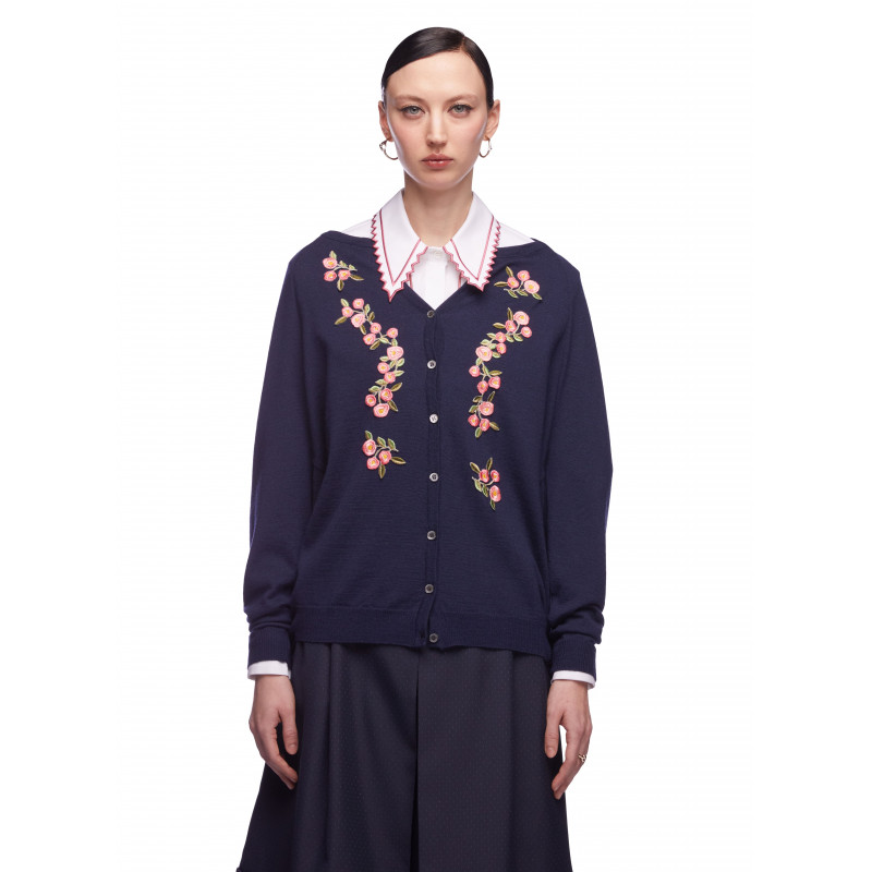 Vivetta CARDIGAN OVERSIZE RICAMATO Prezzo Ridotto