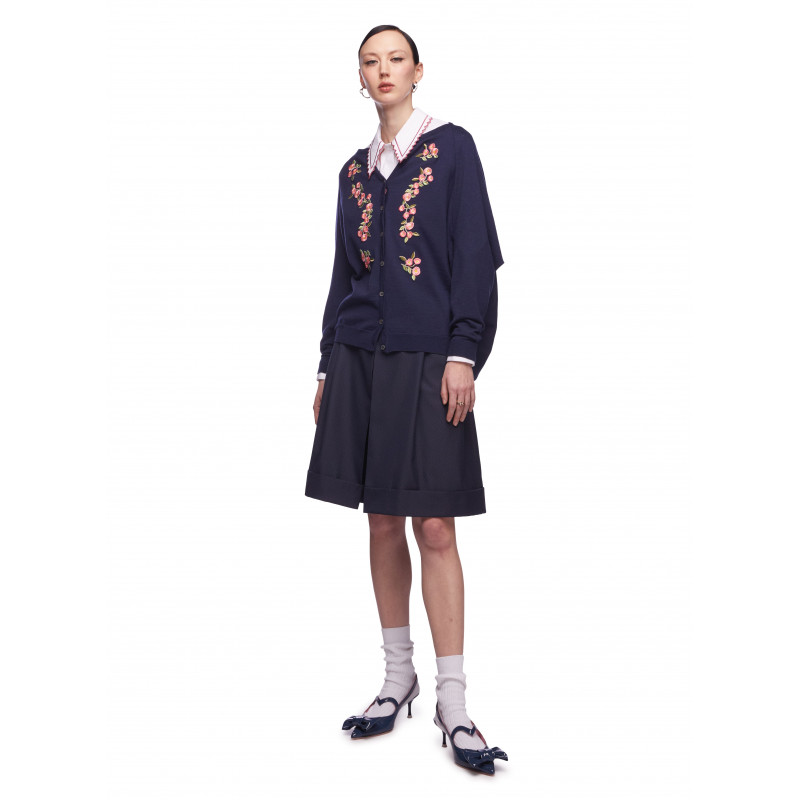 Vivetta CARDIGAN OVERSIZE RICAMATO Prezzo Ridotto