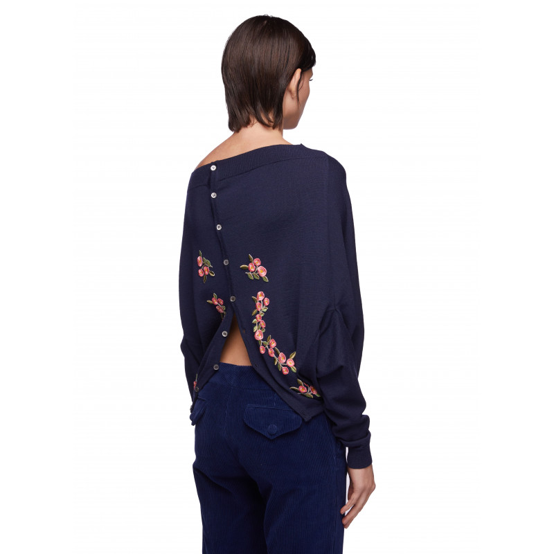 Vivetta CARDIGAN OVERSIZE RICAMATO Prezzo Ridotto