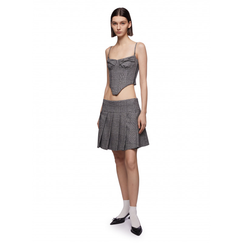 Vivetta TOP BUSTIER PIED-DE-POULE Convenienza