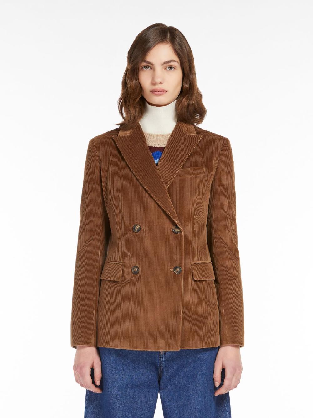 ﻿Weekend Blazer doppiopetto in velluto 2025