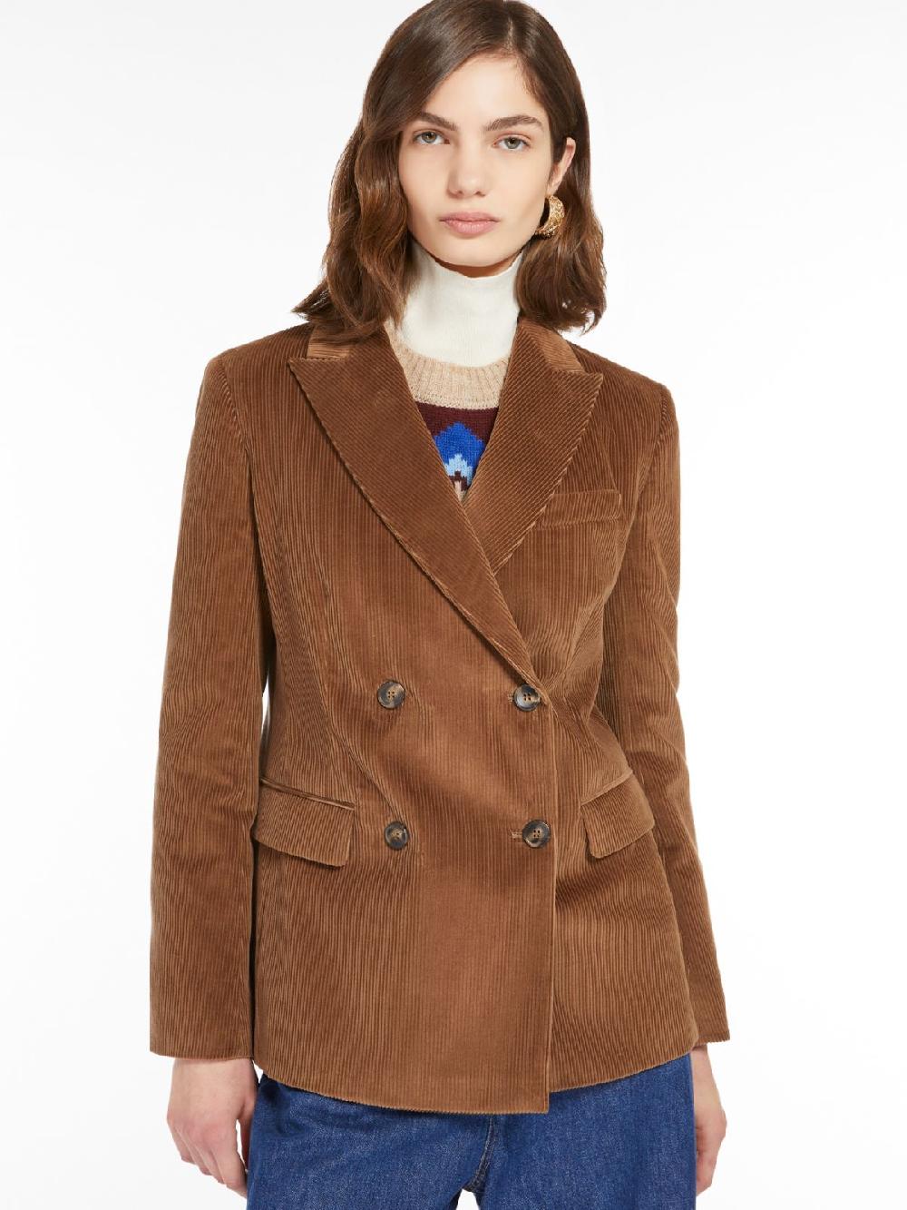 ﻿Weekend Blazer doppiopetto in velluto 2025