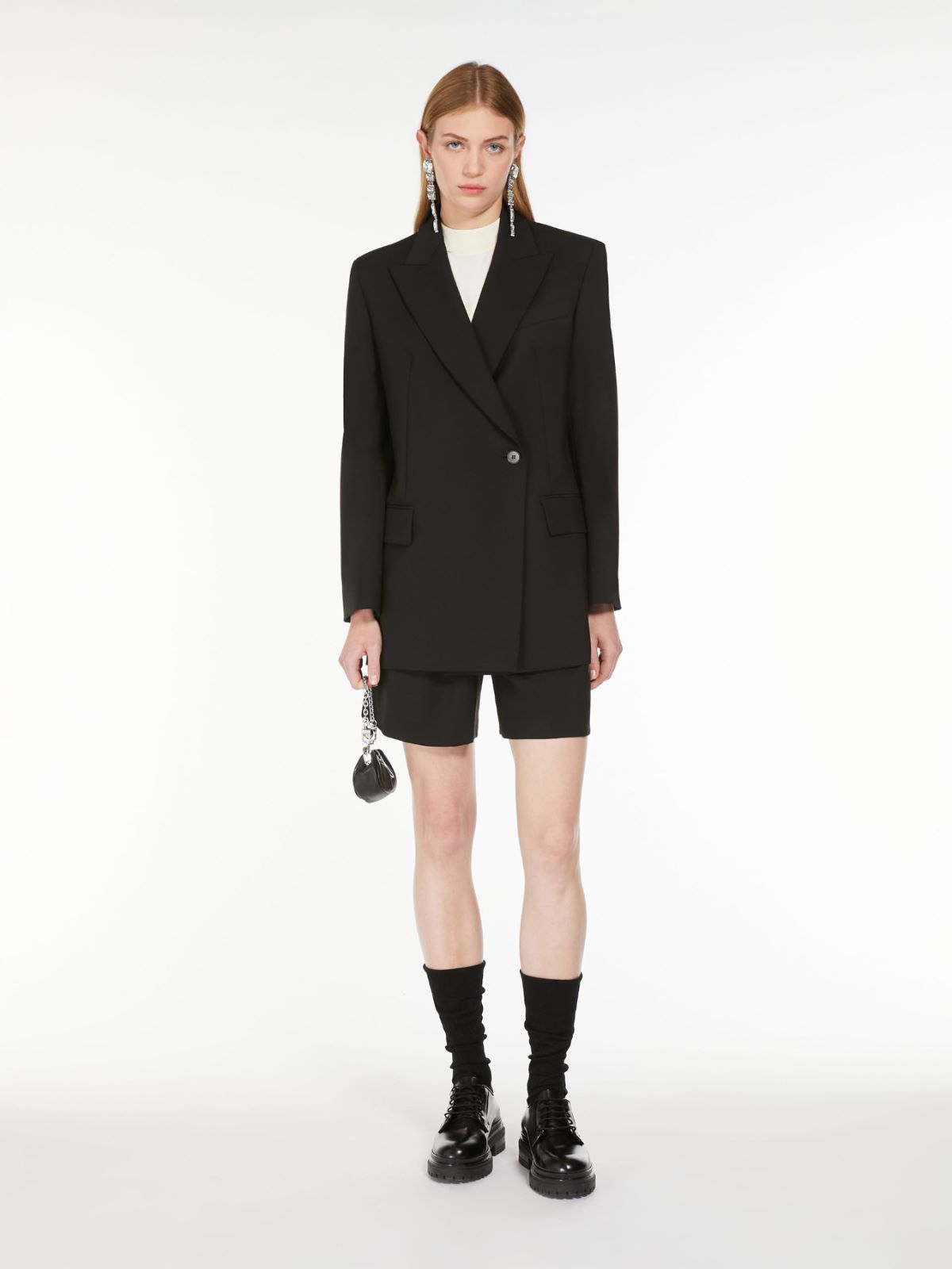 Weekend Blazer doppiopetto in tela di lana