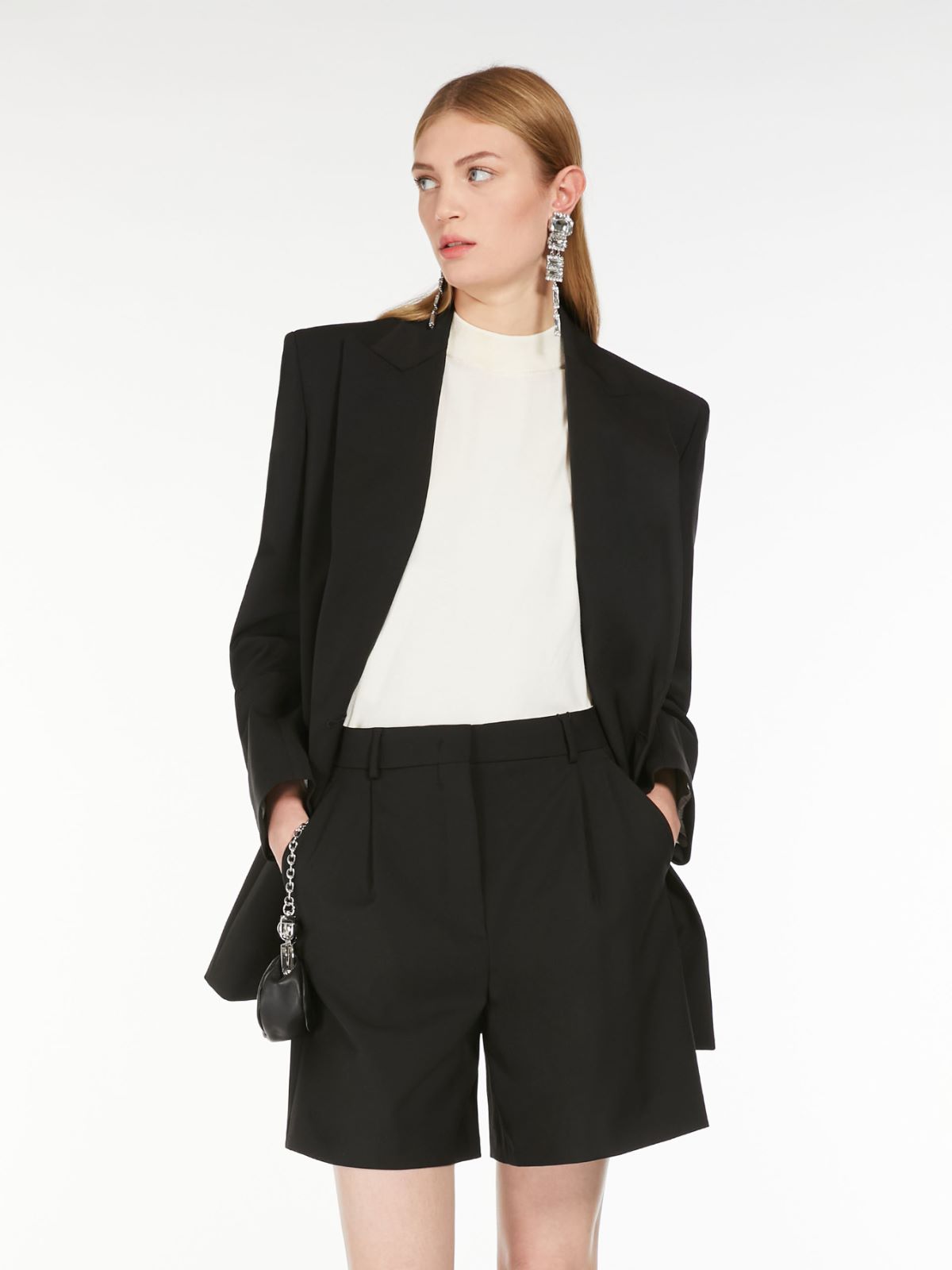 Weekend Blazer doppiopetto in tela di lana In Linea