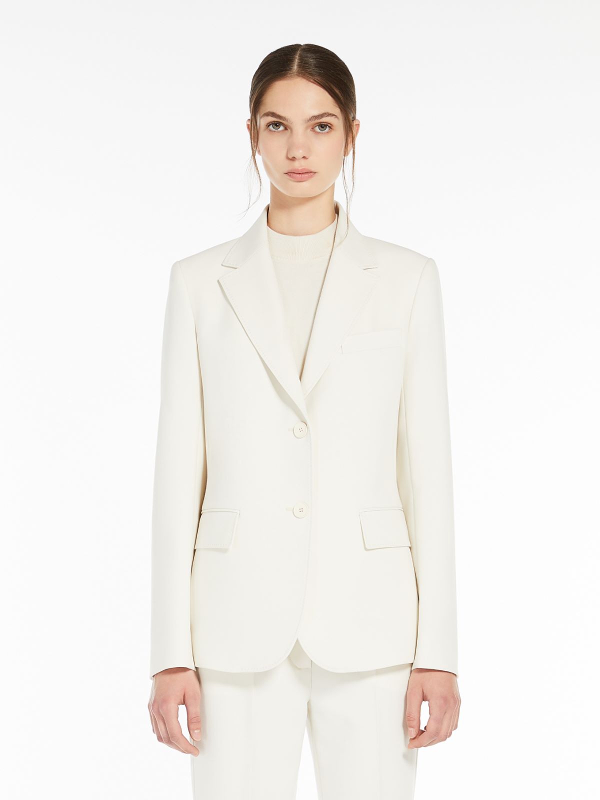 Weekend Blazer monopetto in tela di mista lana Qualità