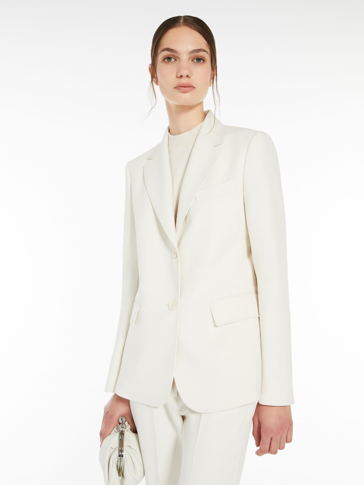 Weekend Blazer monopetto in tela di mista lana Qualità