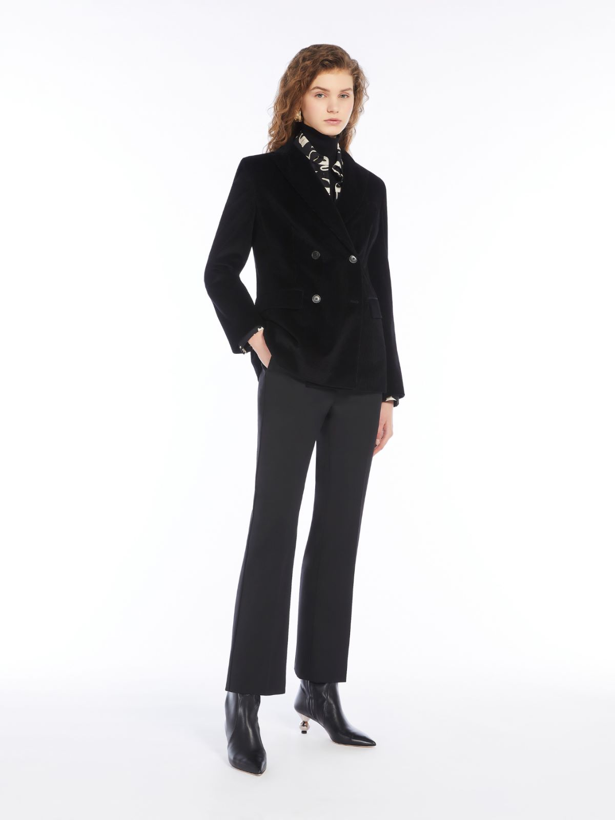 Weekend Blazer doppiopetto in velluto