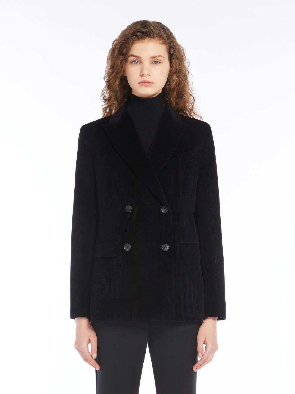 Weekend Blazer doppiopetto in velluto Promozione