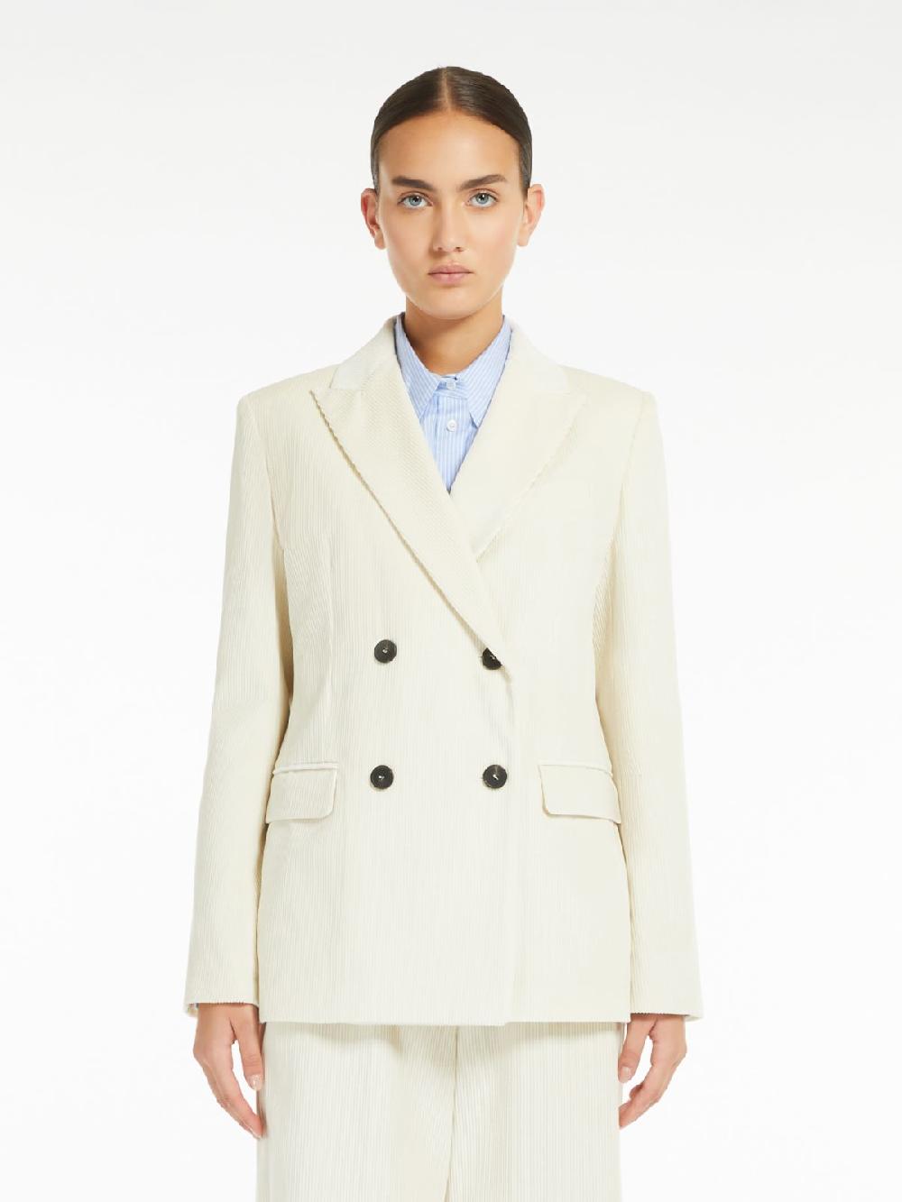Weekend Blazer doppiopetto in velluto Spedizione Gratuita