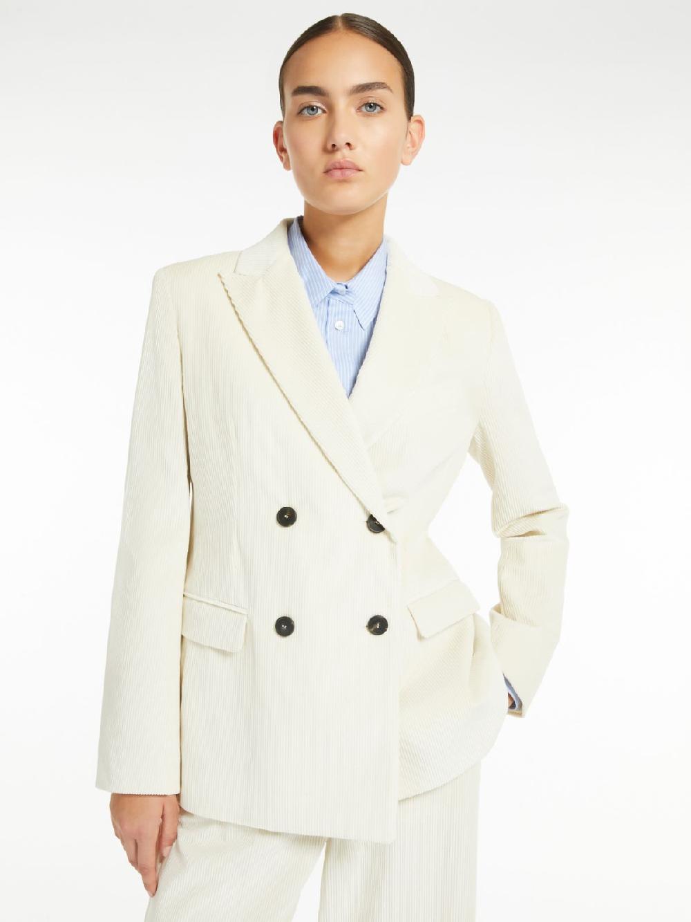 Weekend Blazer doppiopetto in velluto Spedizione Gratuita