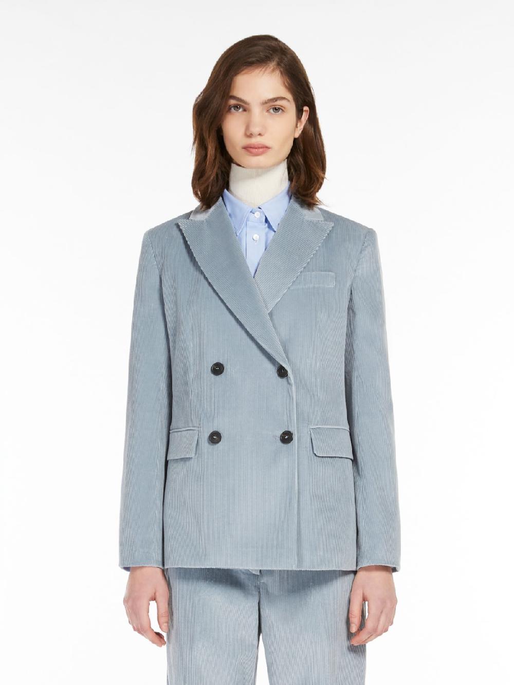 Weekend Blazer doppiopetto in velluto Pezzi Unici