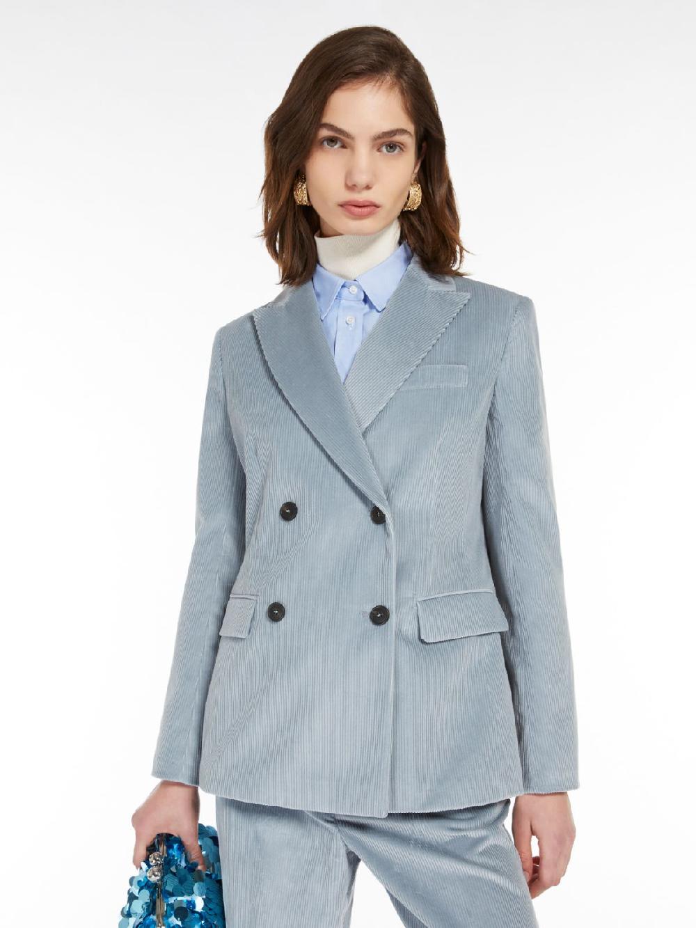 Weekend Blazer doppiopetto in velluto Pezzi Unici