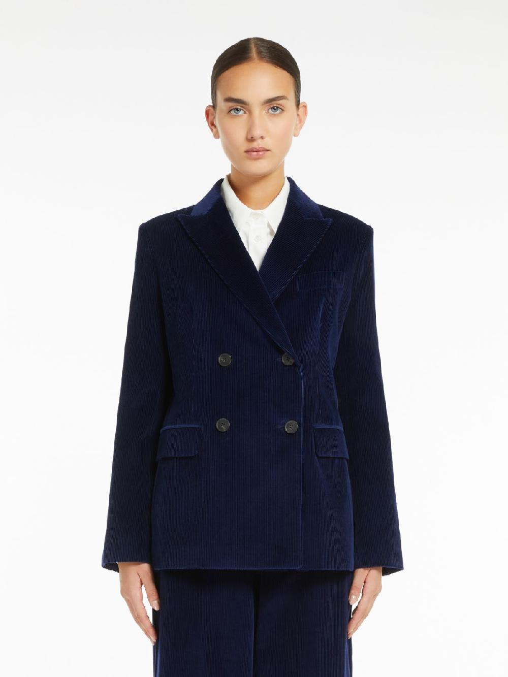 Weekend Blazer doppiopetto in velluto Soddisfazione Garantita