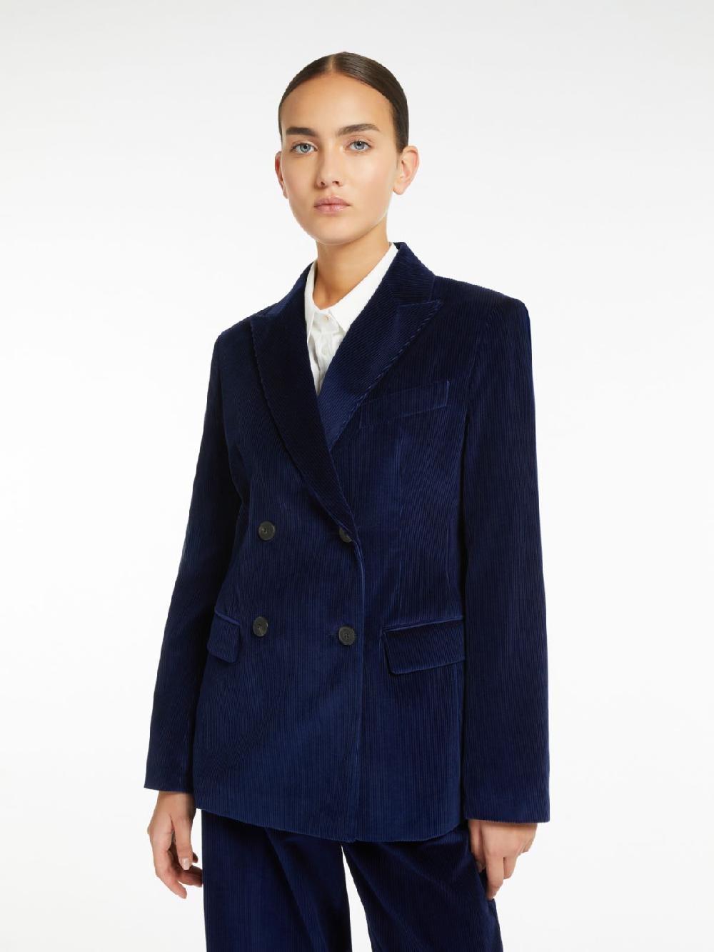 Weekend Blazer doppiopetto in velluto Soddisfazione Garantita
