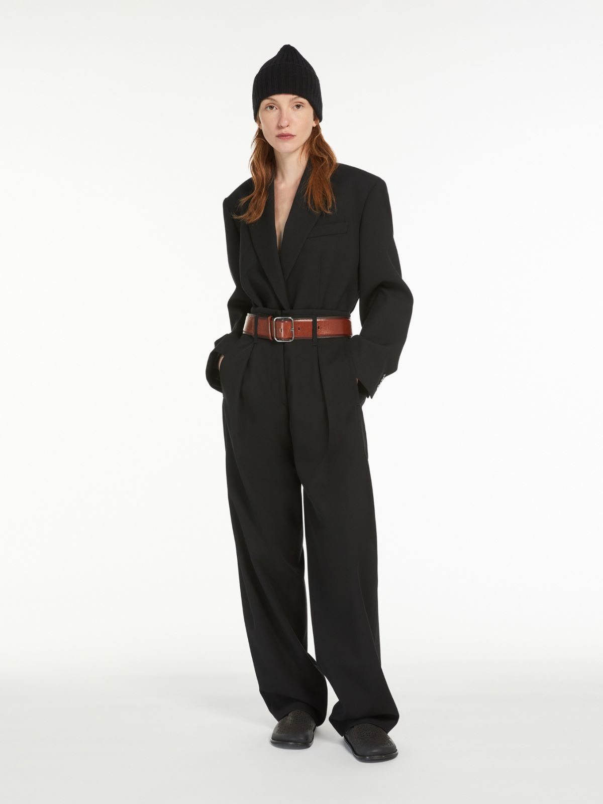 Weekend Blazer oversize in mista lana