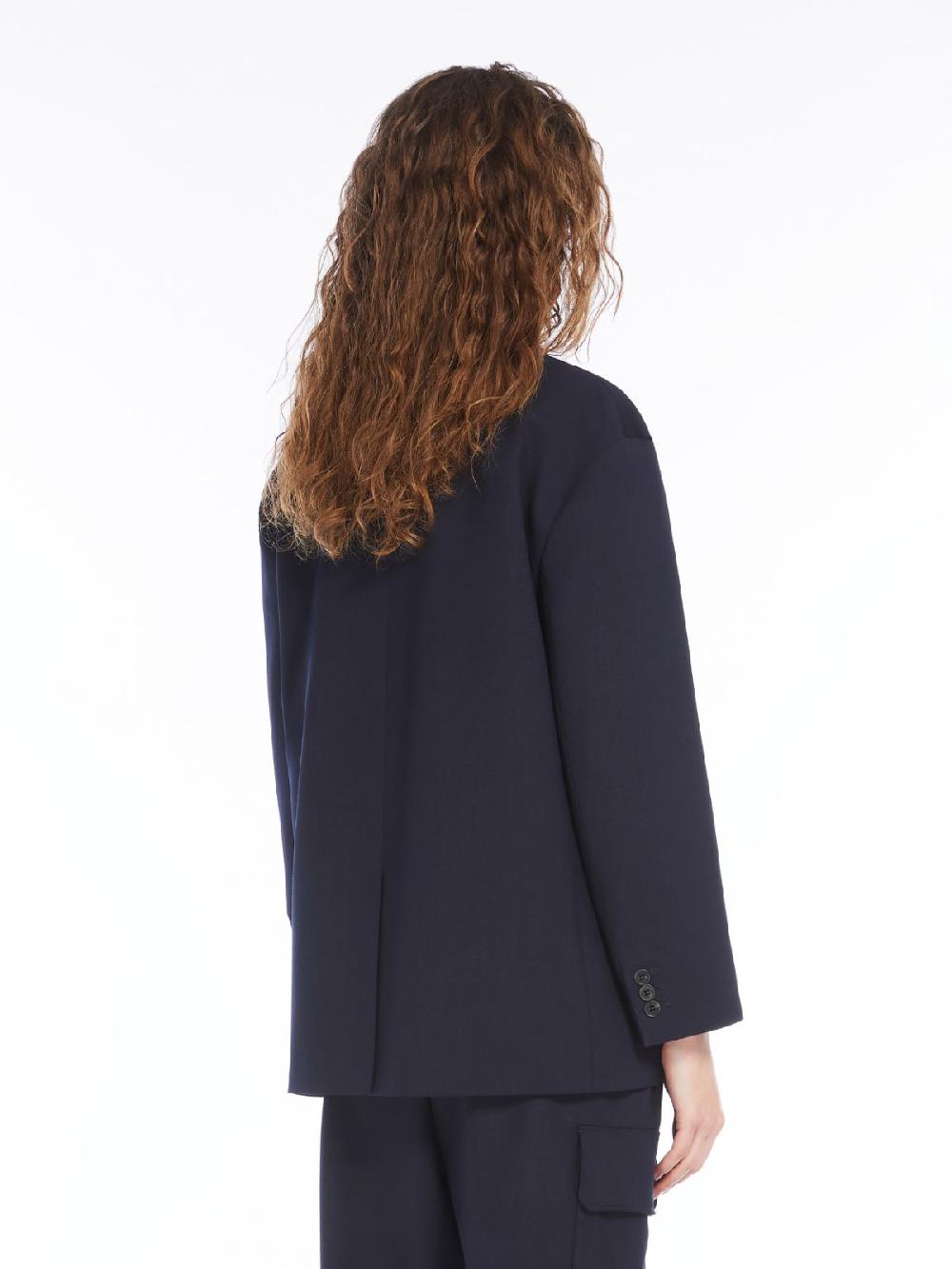 Weekend Blazer over in gabardina mista lana Consegna Veloce