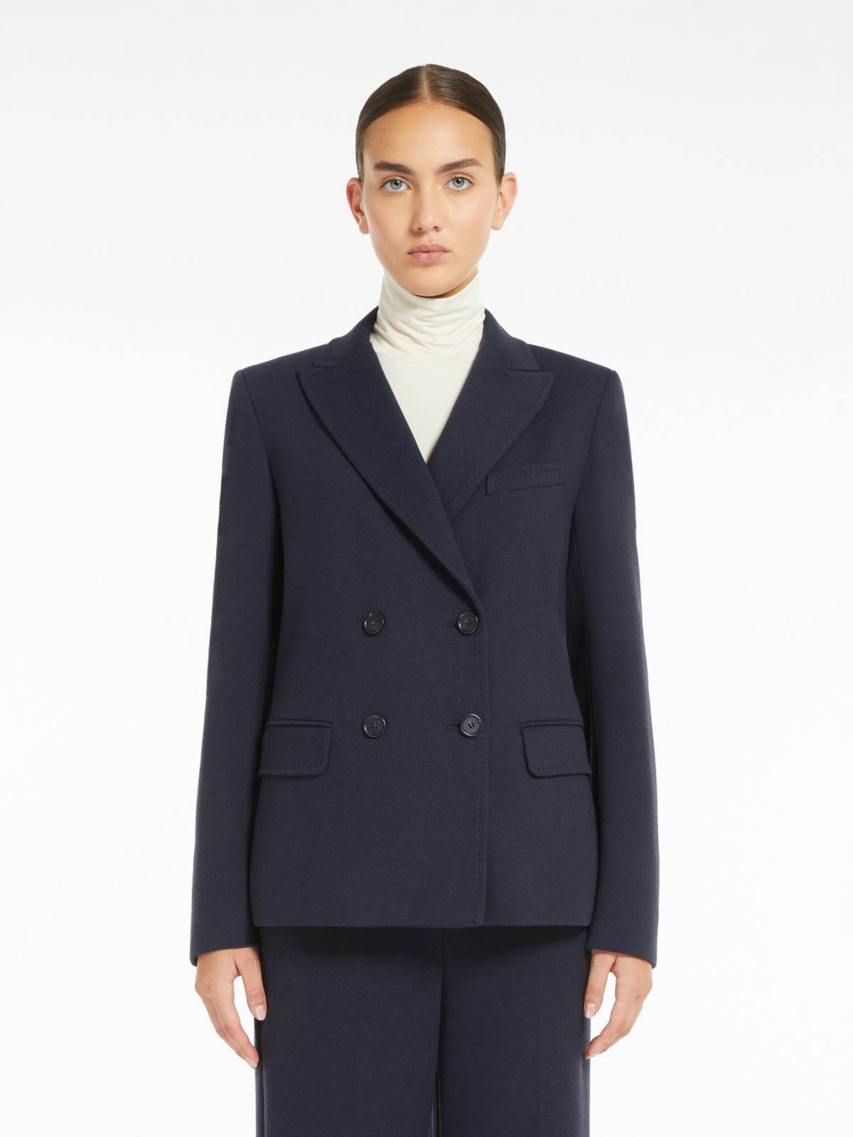Weekend Blazer doppiopetto in jersey jacquard Vendita calda