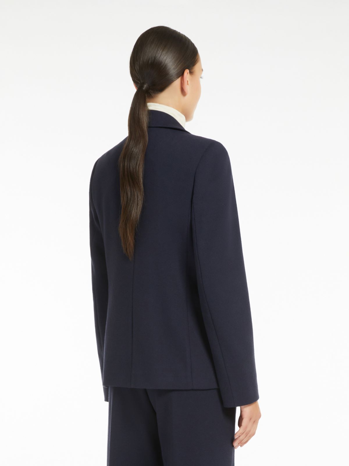 Weekend Blazer doppiopetto in jersey jacquard Vendita calda