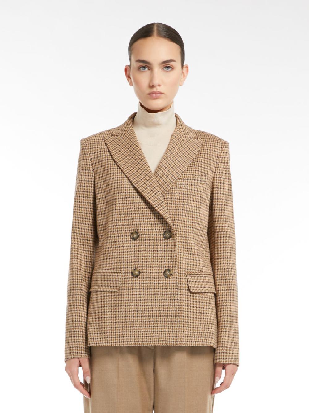 Weekend Blazer doppiopetto in jersey jacquard Affare Del Giorno