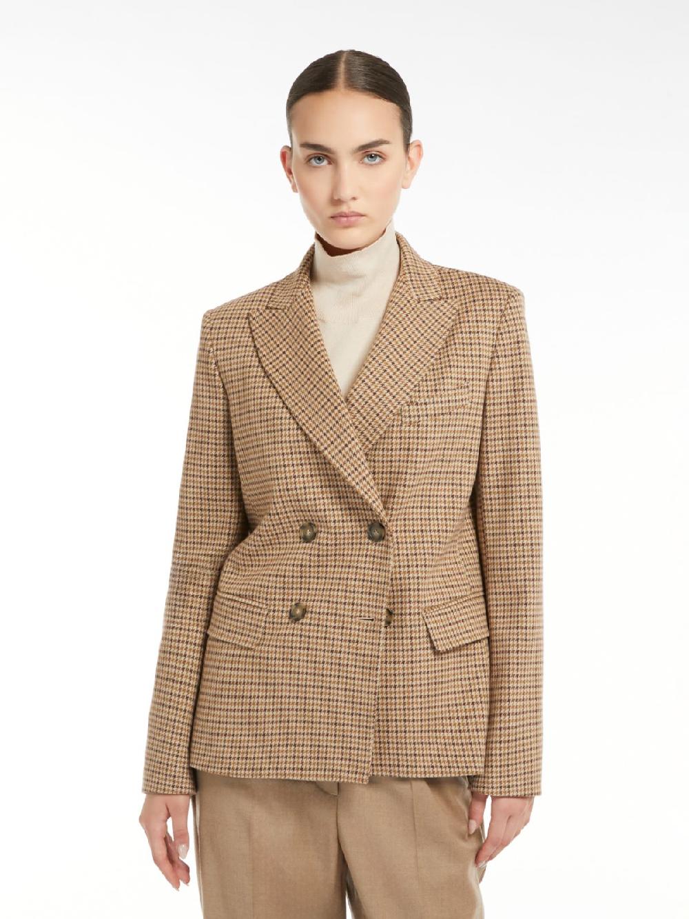 Weekend Blazer doppiopetto in jersey jacquard Affare Del Giorno