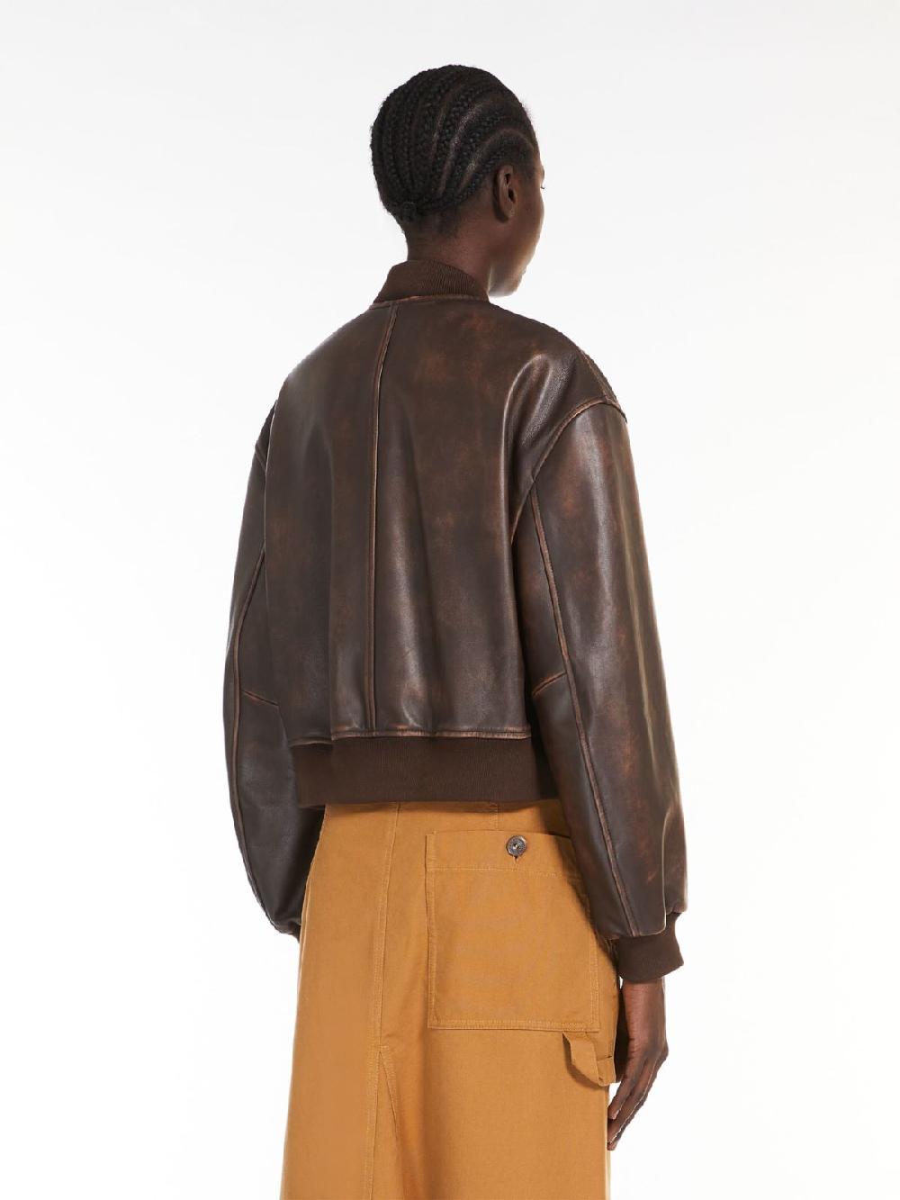 Weekend Bomber in nappa Novità