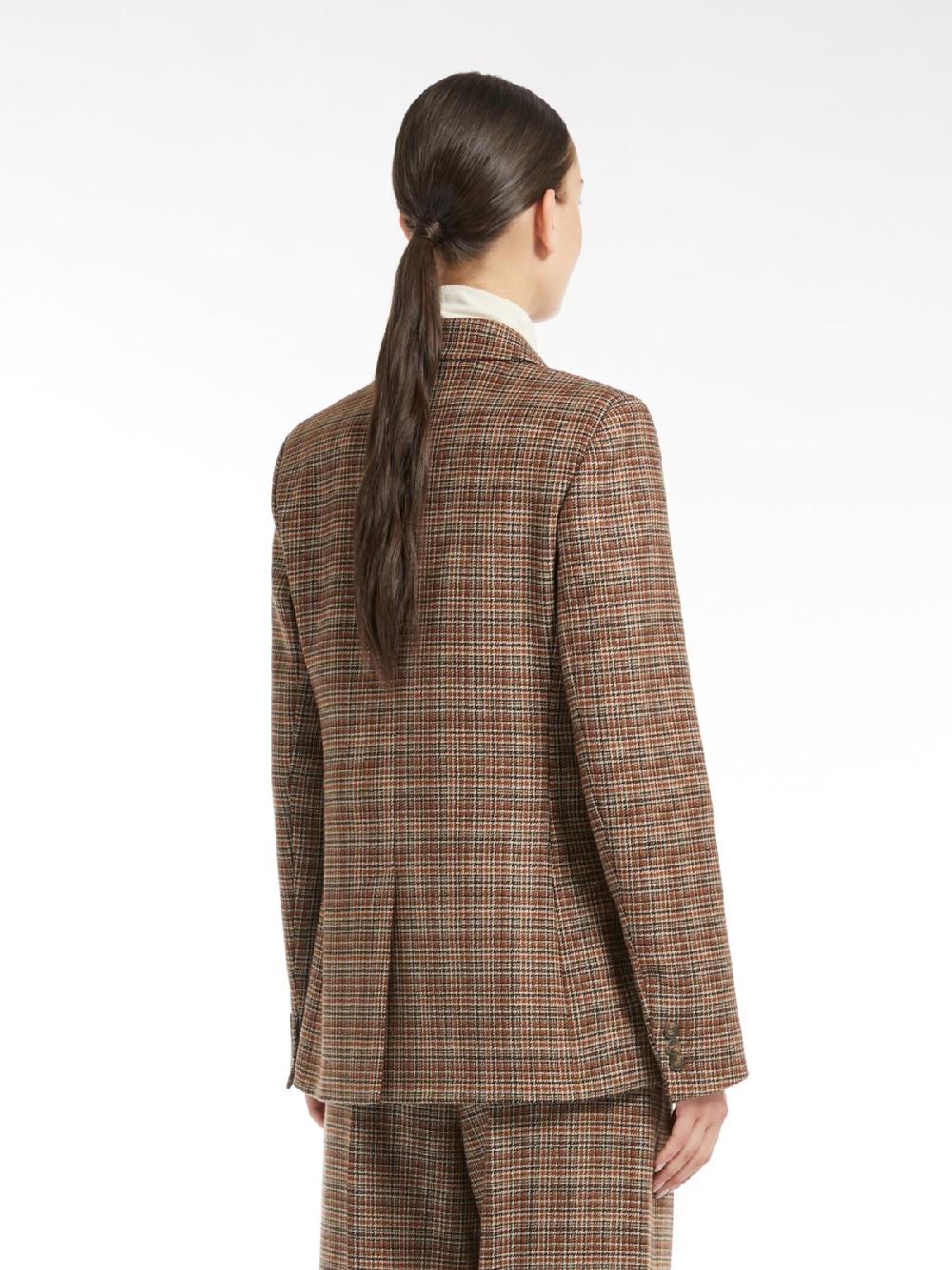 Weekend Blazer in lana disegnata Online
