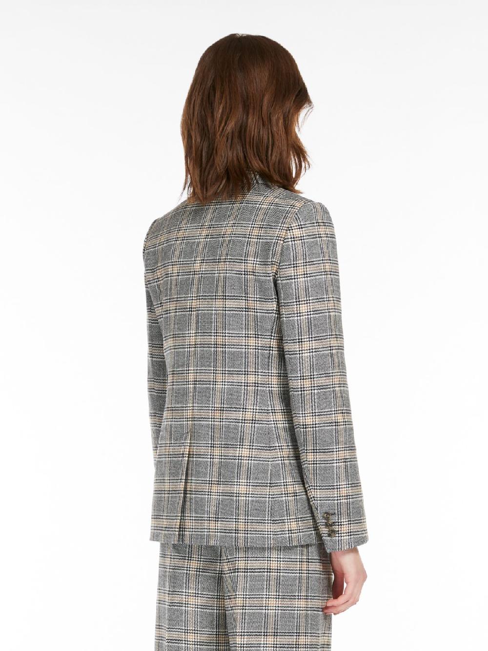 Weekend Blazer in lana disegnata Outlet