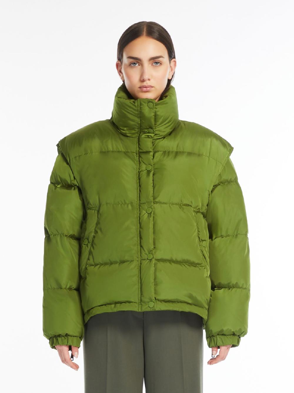 Weekend Bomber crop in taffetà antigoccia Vendita