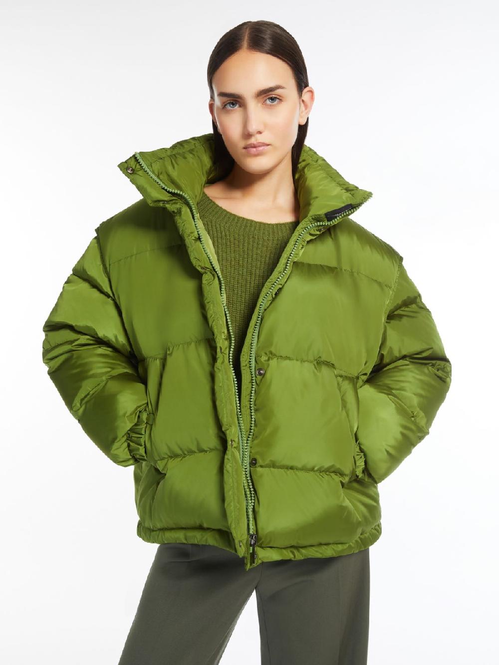 Weekend Bomber crop in taffetà antigoccia Vendita
