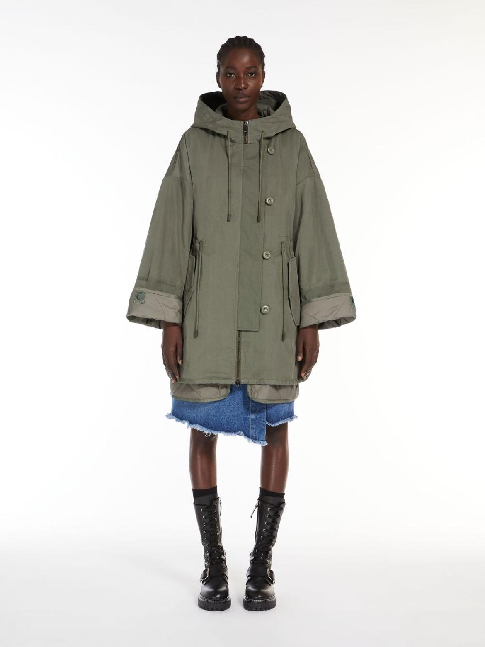 Weekend Parka reversibile in cotone antigoccia Soddisfazione Garantita