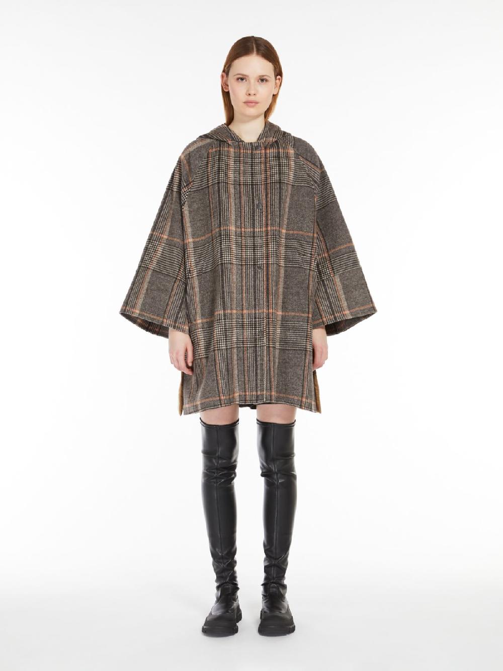Weekend Cappotto in lana check e tela antigoccia Convenienza