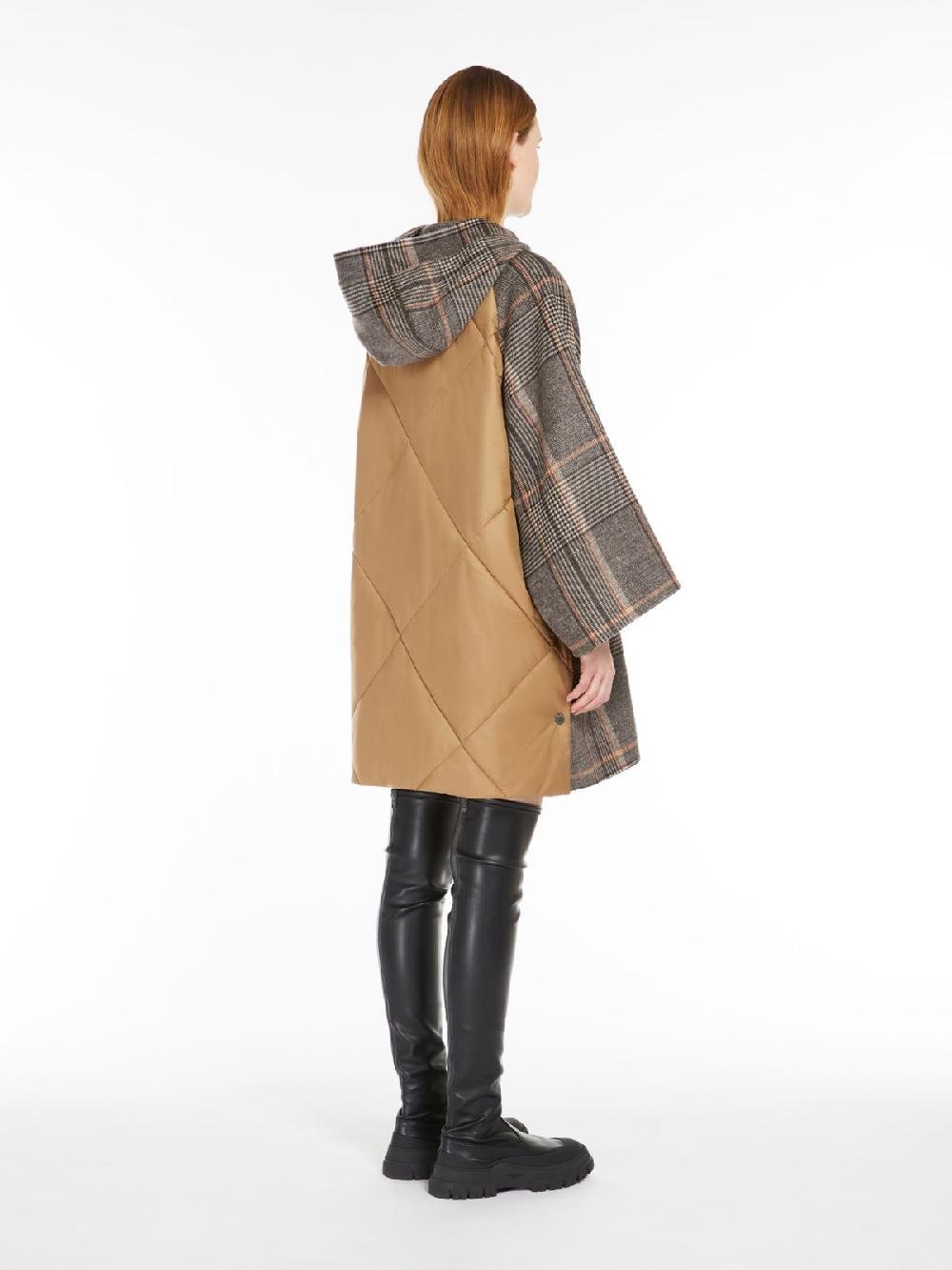 Weekend Cappotto in lana check e tela antigoccia Convenienza