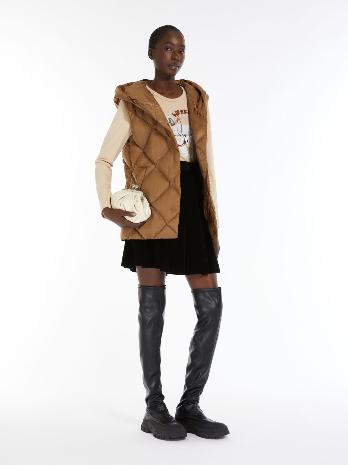 Weekend Gilet in tessuto tecnico trapuntato