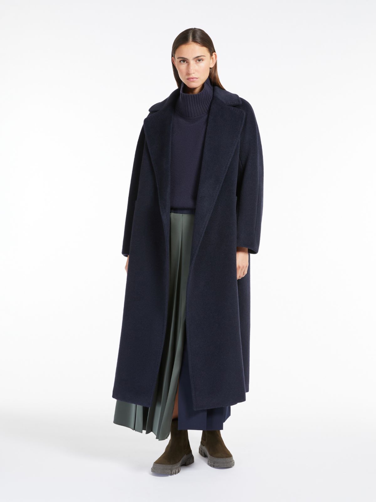 Weekend Cappotto a vestaglia in lana e alpaca