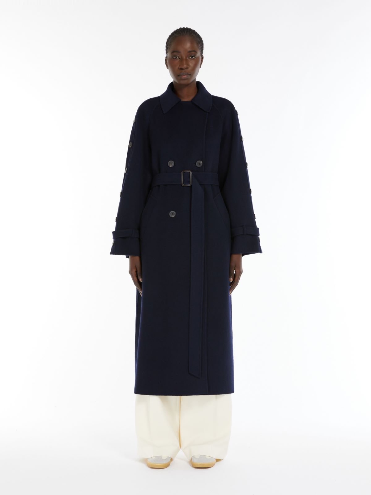 Weekend Cappotto trench in lana Vendita Calda