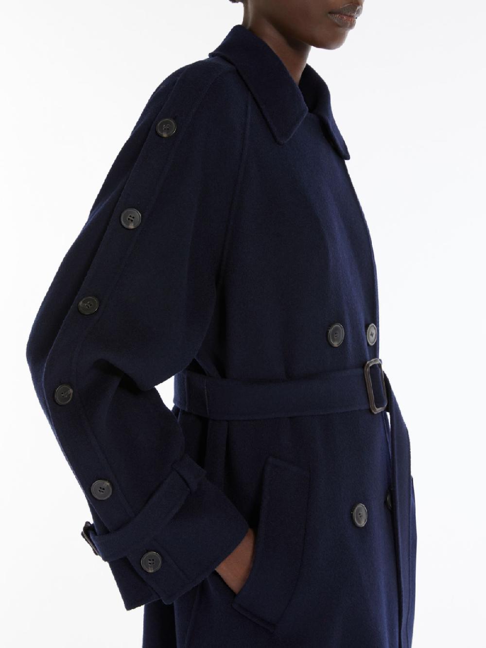 Weekend Cappotto trench in lana Vendita Calda