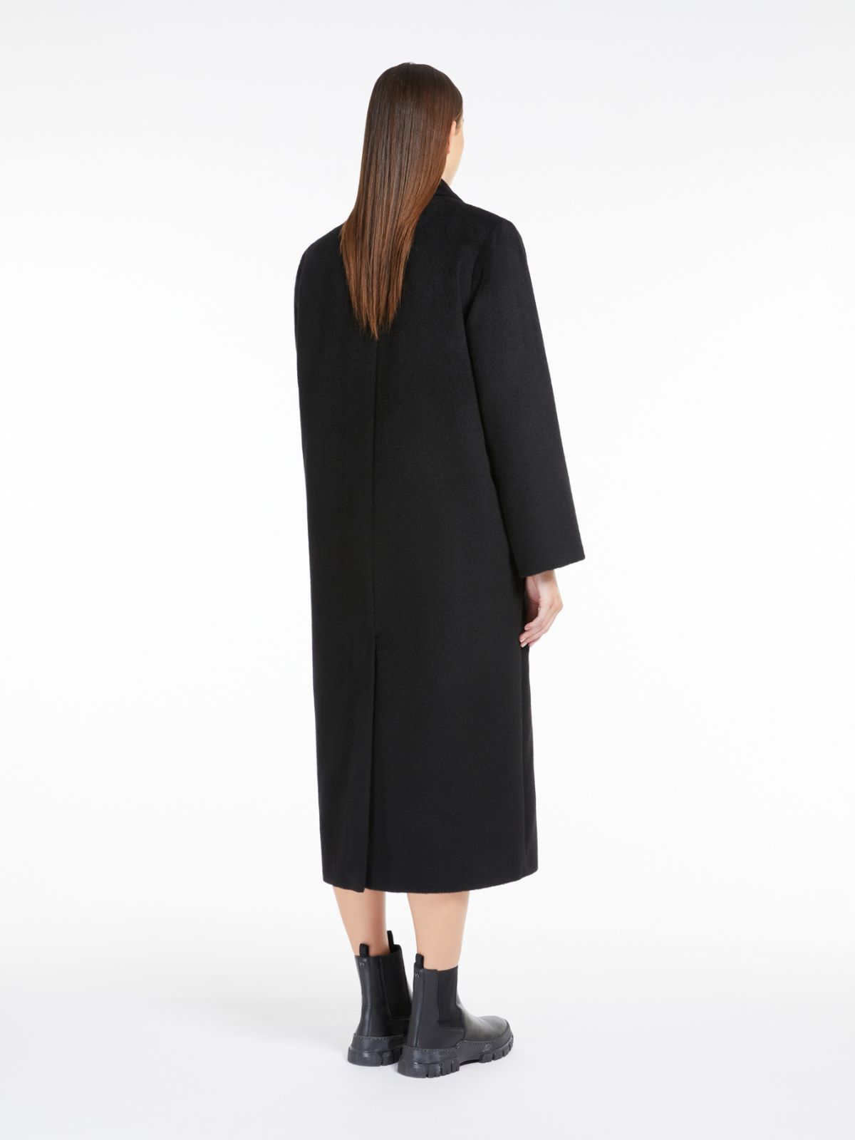 Weekend Cappotto doppiopetto in lana e alpaca Saldi Di Fabbrica