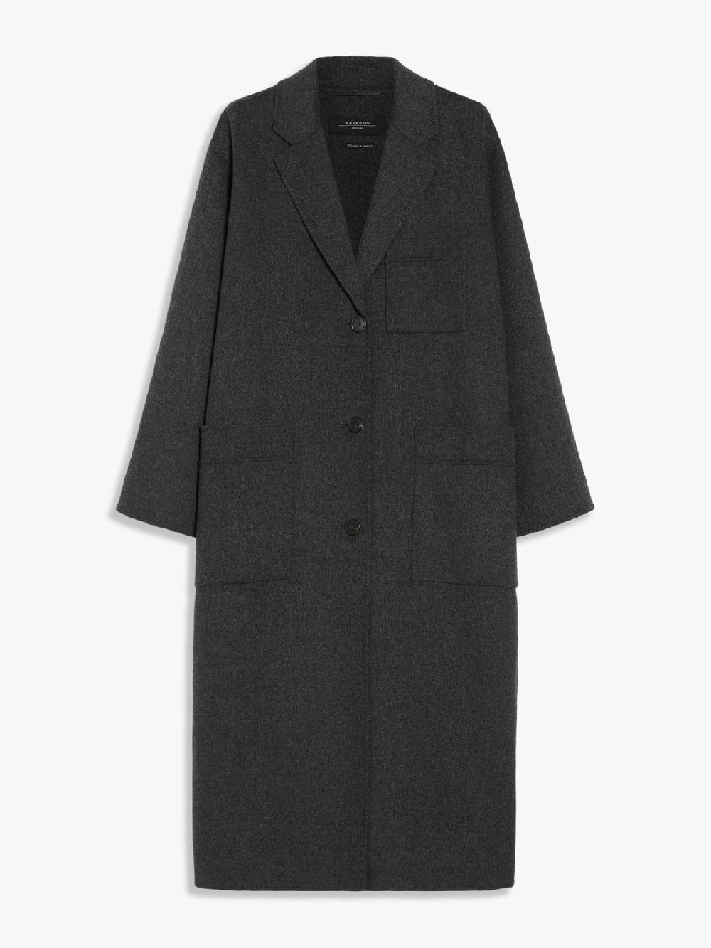 Weekend Cappotto lungo in double di lana Vendite Flash
