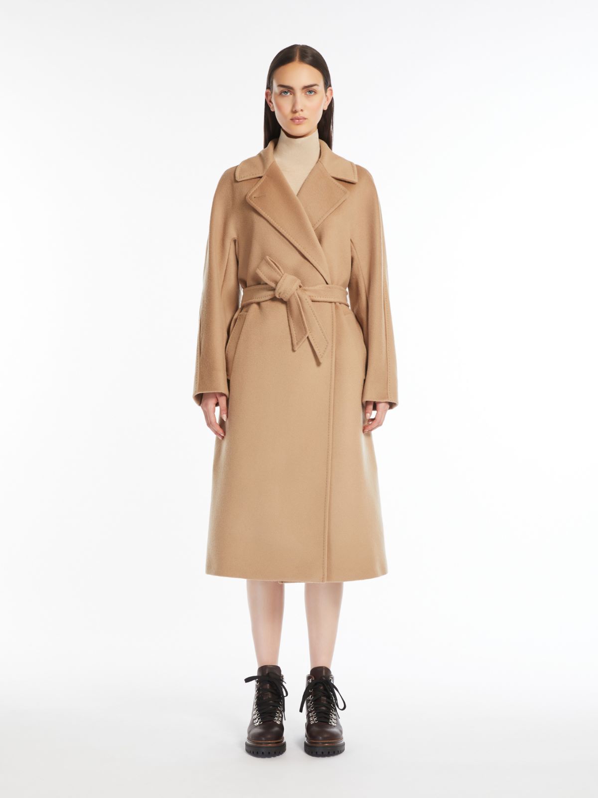 Weekend Cappotto in lana con cintura Italy